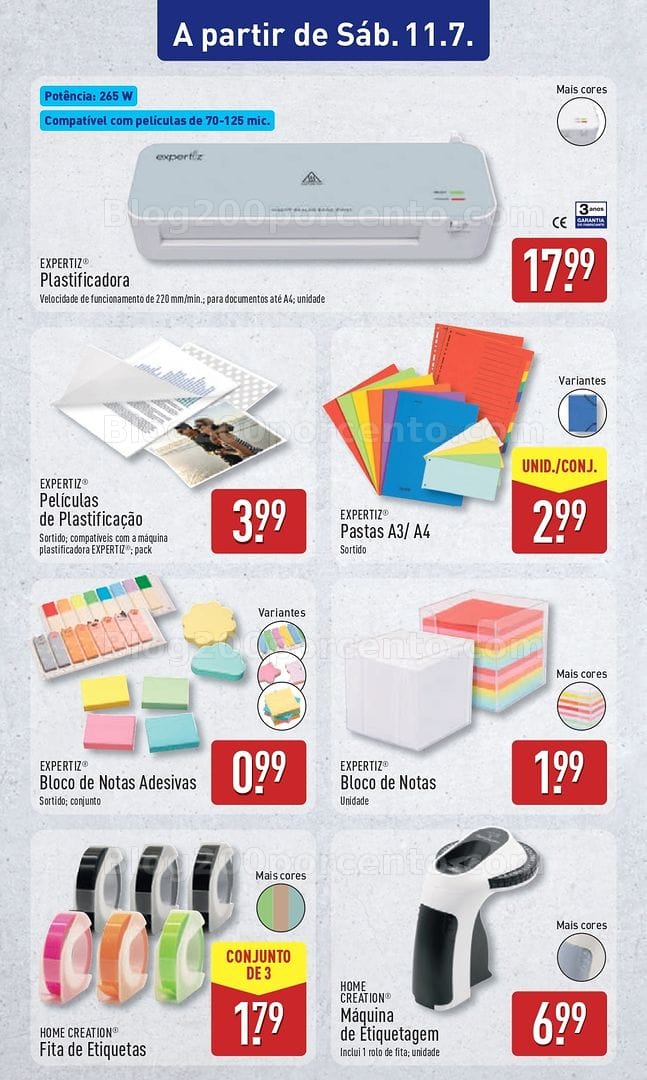 Antevisão Folheto ALDI Promoções de 6 a 12 julho